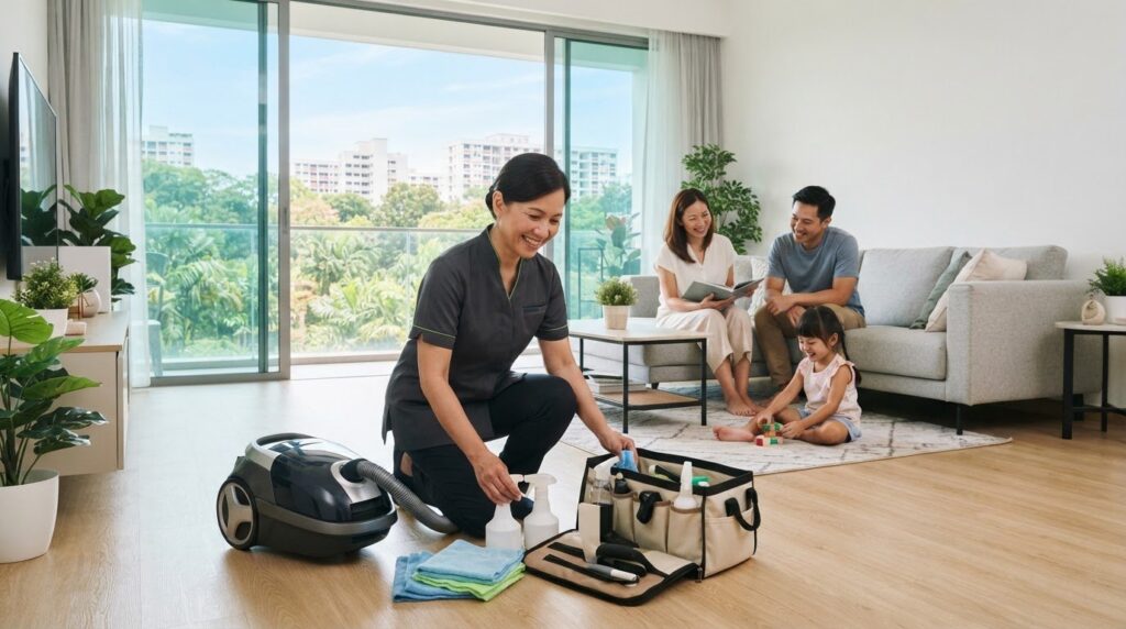 Recurring Cleaning Service Singapore | Part-Time Maid